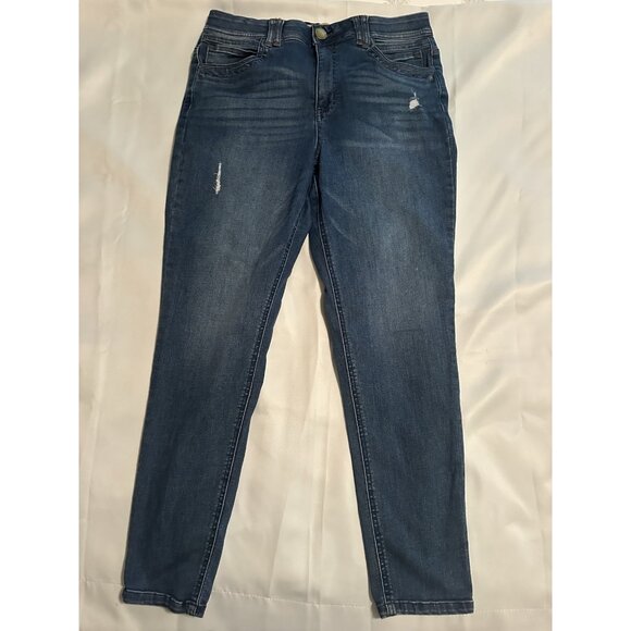 Democracy AB Solution Technology Jeans Women's Size 12 Blue Denim Pants - Picture 1 of 6